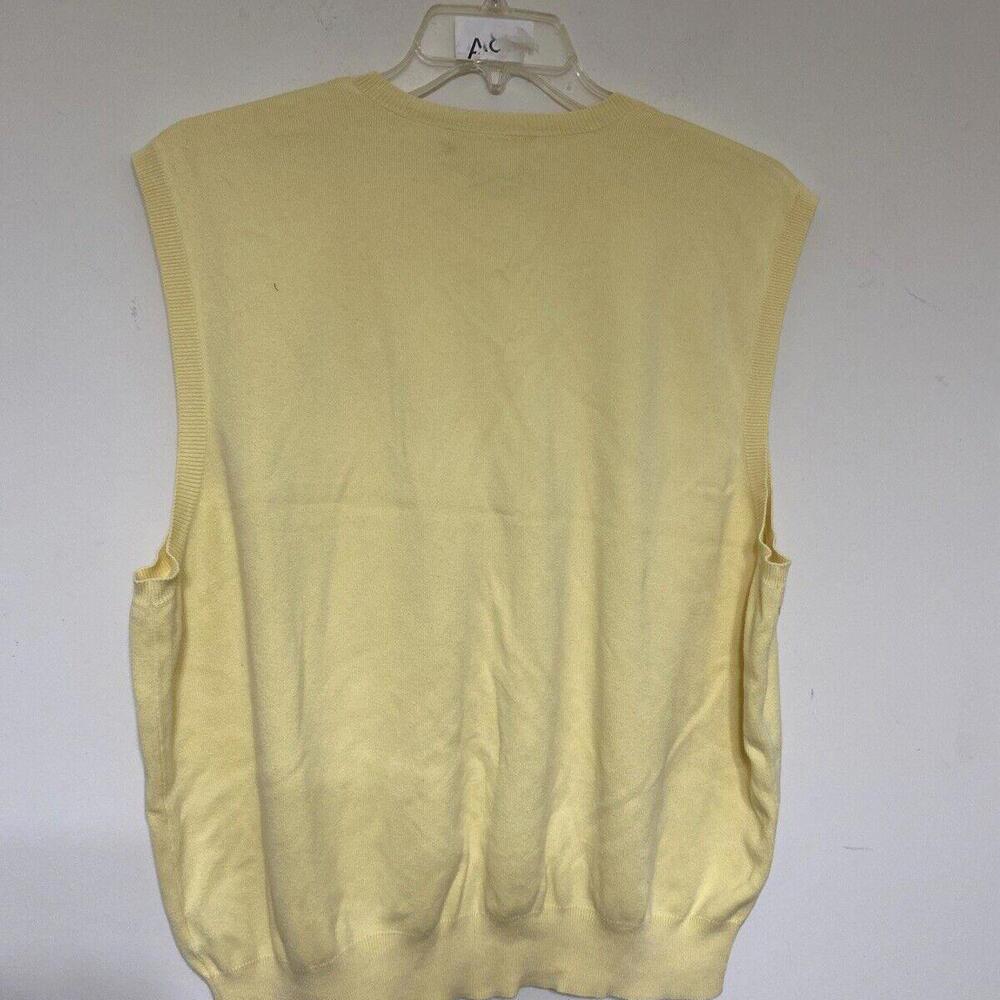 Polo Golf Ralph Lauren Men's Top Yellow Size XL Sleeveless - Picture 5 of 7